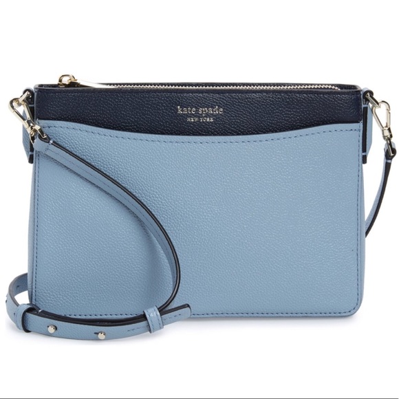 kate spade Handbags - Kate Spade Blue Two Tone Crossbody Purse Bag